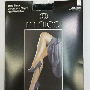 Minicci Black Ultra Sheer Pantyhose